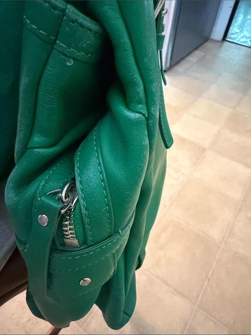 kate spade Green Leather Tote - Picture 5 of 5